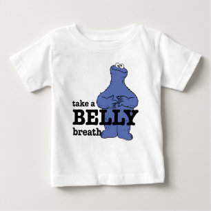 Sesame Street   Cookie Monster Take A Breath Baby T-Shirt