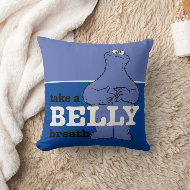 Sesame Street | Cookie Monster Take A Breath Cushion (Blanket)