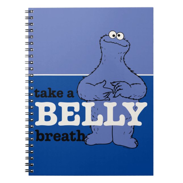 Sesame Street | Cookie Monster Take A Breath Notebook (Front)