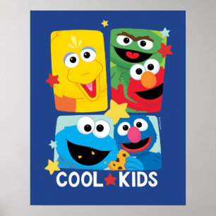 Sesame Street   Cool Kids Poster