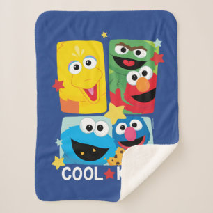 Sesame Street   Cool Kids Sherpa Blanket