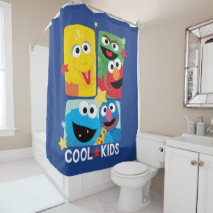 Sesame Street   Cool Kids Shower Curtain