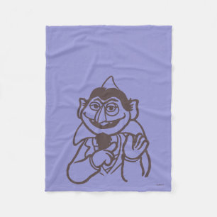Sesame Street   Count von Count Fleece Blanket