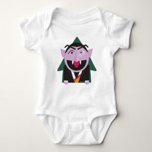 Sesame Street Count von Count Illustration Baby Bodysuit
