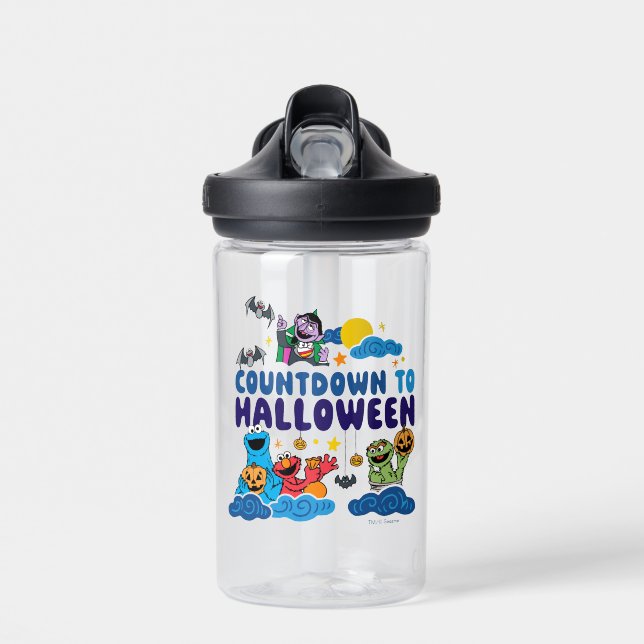 Sesame Street | Countdown to Halloween Water Bottle (Front)