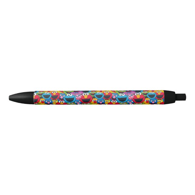 Sesame Street Crew Pattern Black Ink Pen (Front)