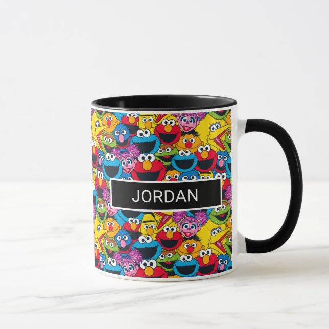 Sesame Street Crew Pattern Mug (Right)