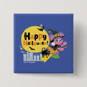 Sesame Street   Cute Halloween Pattern 15 Cm Square Badge