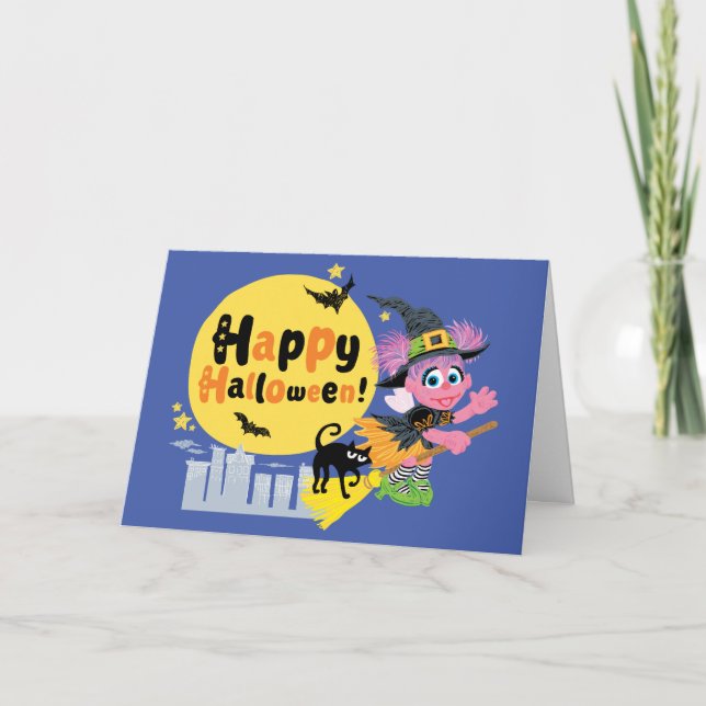 Sesame Street | Cute Halloween Pattern Card (Front)