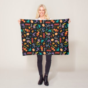 Sesame Street   Cute Halloween Pattern Fleece Blanket