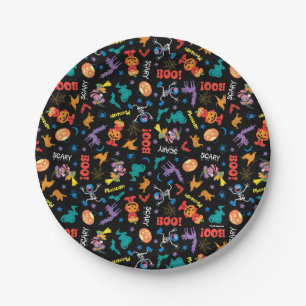 Sesame Street   Cute Halloween Pattern Paper Plate