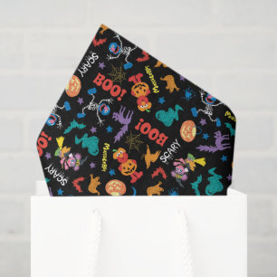 Sesame Street Cute Halloween Pattern Tissue Paper