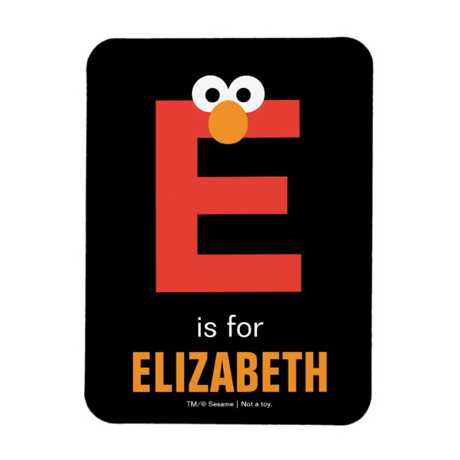 Sesame Street | E is for Elmo Magnet (Vertical)