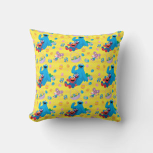 Sesame Street Easter Basket Pattern Cushion