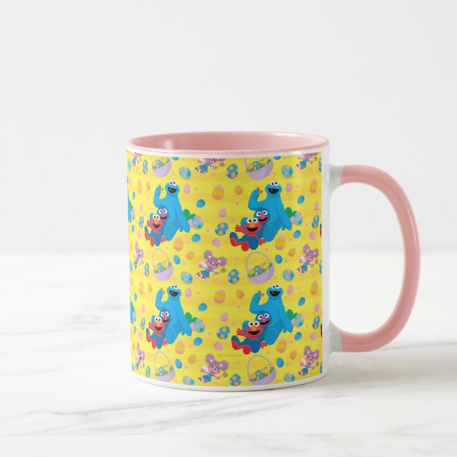 Sesame Street Easter Basket Pattern Mug (Right)