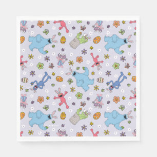 Sesame Street Easter Bunny Pattern Napkin