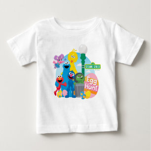 Sesame Street Easter Egg Hunt Baby T-Shirt