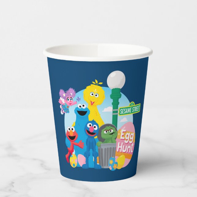 Sesame Street Easter Egg Hunt Paper Cups (Left)