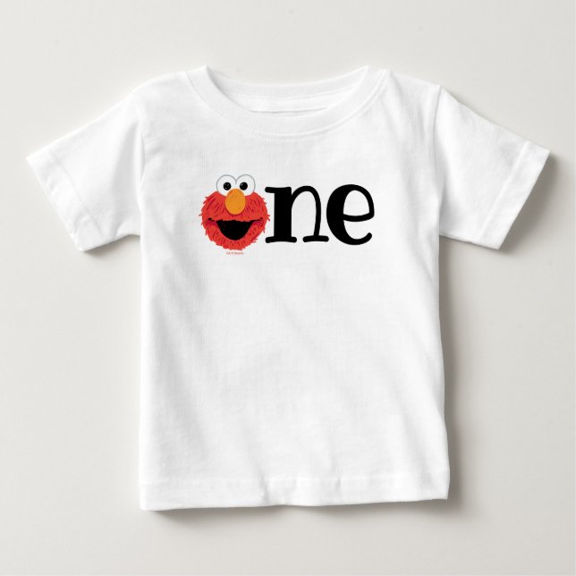 Sesame Street | Elmo 1st Birthday Chalkboard Baby  T-Shirt (Front)