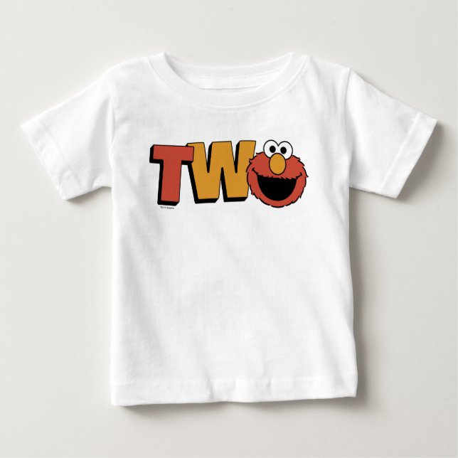 Sesame Street | Elmo 2nd Birthday Baby T-Shirt (Front)