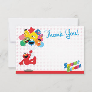 Sesame Street   Elmo and Pals - Birthday Balloons Card