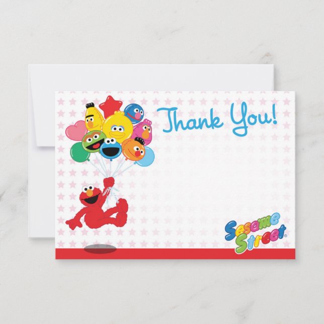 Sesame Street | Elmo and Pals - Birthday Balloons Card (Front)