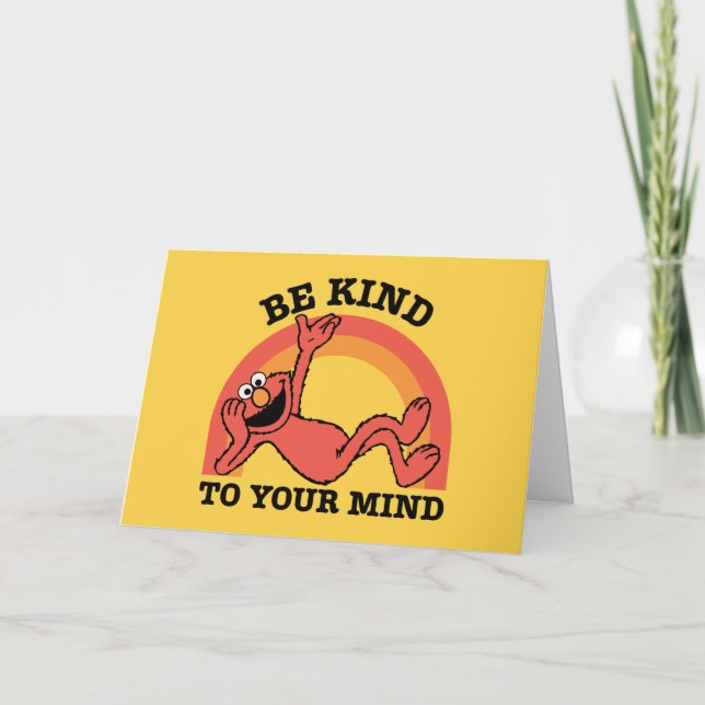 Sesame Street | Elmo Be Kind to Your Mind Holiday Card (Front)