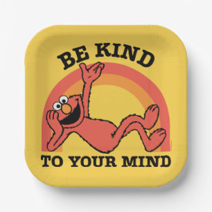 Sesame Street Elmo Be Kind to Your Mind Paper Plate