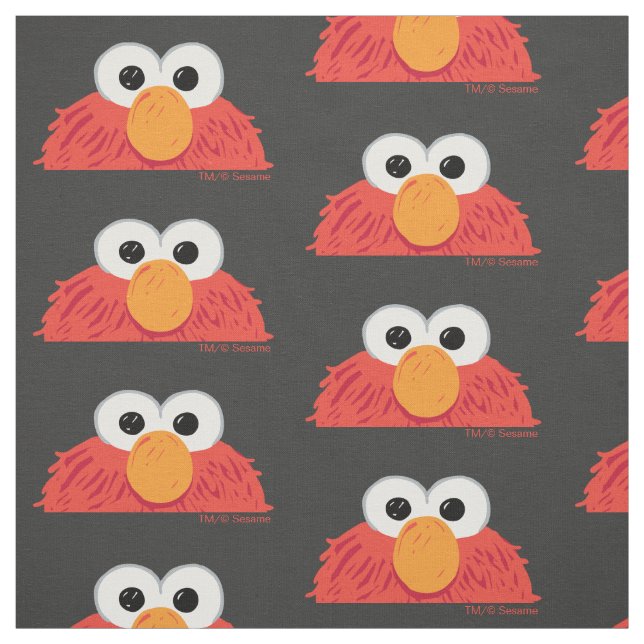 Sesame Street | Elmo Big Face Fabric (Swatch)