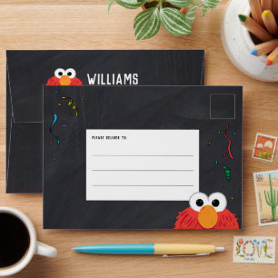 Sesame Street   Elmo Birthday Chalkboard Envelope