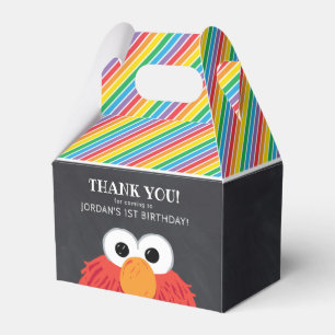 Sesame Street Elmo Birthday Chalkboard Favour Box