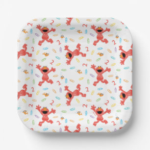 Sesame Street Elmo   Birthday Crayon Paper Plate