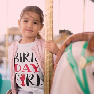 Sesame Street   Elmo- Birthday Girl Baby T-Shirt