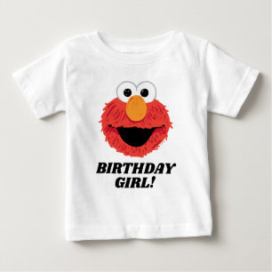 Sesame Street Elmo Birthday Girl Baby T-Shirt