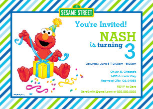 Sesame Street Birthday Invitations Zazzle Au