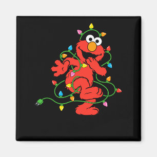 Sesame Street Elmo Christmas Lights Baby  Magnet