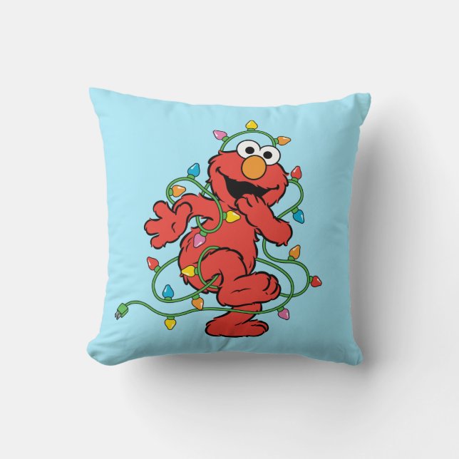 Sesame Street | Elmo Christmas Lights Cushion (Front)