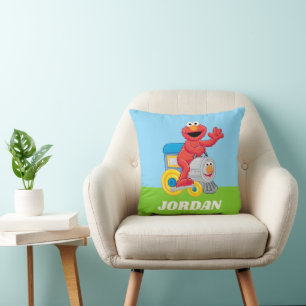 Sesame Street Elmo Chugga Chugga Two Two Birthday Cushion