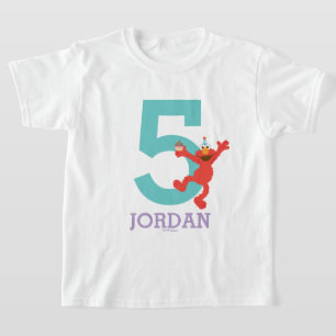 Sesame Street   Elmo - Confetti 5th Birthday  T-Shirt