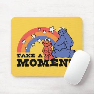 Sesame Street   Elmo & Cookie Take a Moment Mouse Pad