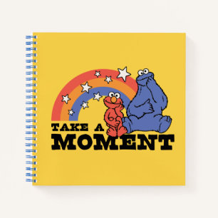 Sesame Street Elmo & Cookie Take a Moment Notebook