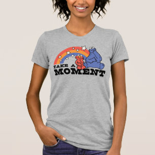 Sesame Street Elmo & Cookie Take a Moment T-Shirt