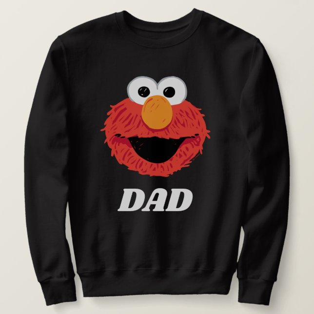 Sesame Street | Elmo Dad Sweatshirt (Design Front)