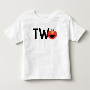 Sesame Street   Elmo Face I'm Two Birthday Toddler T-Shirt