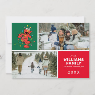 Sesame Street   Elmo Family Photo Holiday Card