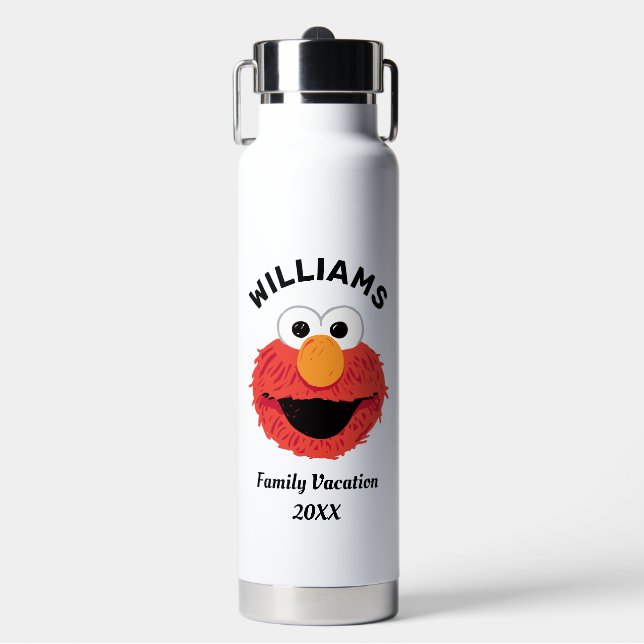 Sesame Street | Elmo Family Vacation Water Bottle (Front)