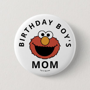 Sesame Street   Elmo - First Birthday 6 Cm Round Badge