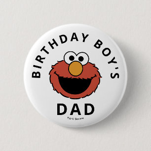 Sesame Street   Elmo - First Birthday 6 Cm Round Badge