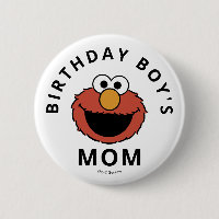 Sesame Street | Elmo - First Birthday Button