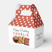 Sesame Street | Elmo - First Birthday Favor Boxes